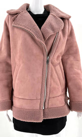 Womens Size Medium Loft Pink Warm Winter Coat Jacket Great Condition - RealThreads
